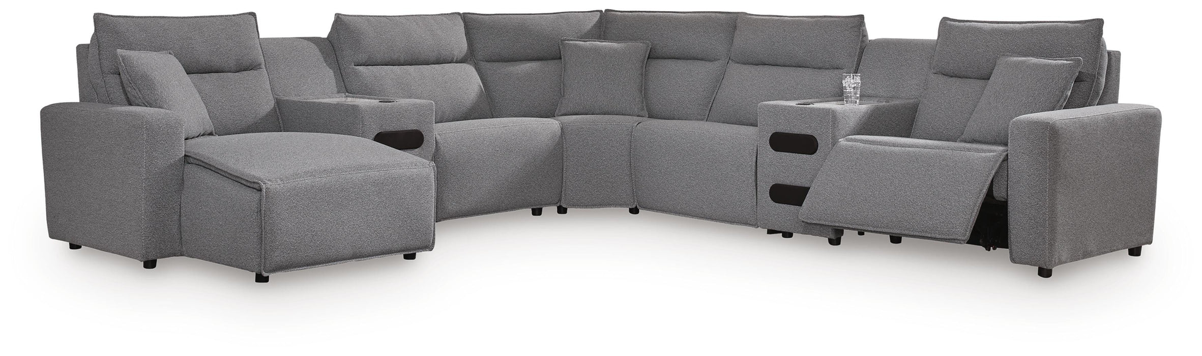 Modmax Power Reclining Sectional with Chaise - Home Furniture And More (Brentwood, MD)