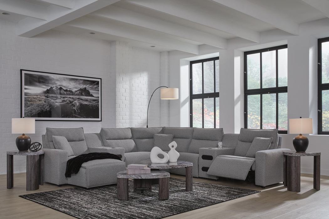 Modmax Power Reclining Sectional with Chaise - Home Furniture And More (Brentwood, MD)