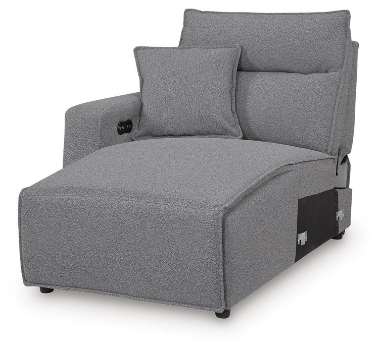 Modmax II Power Reclining Sectional with Chaise and Consoles - Home Furniture And More (Brentwood, MD)