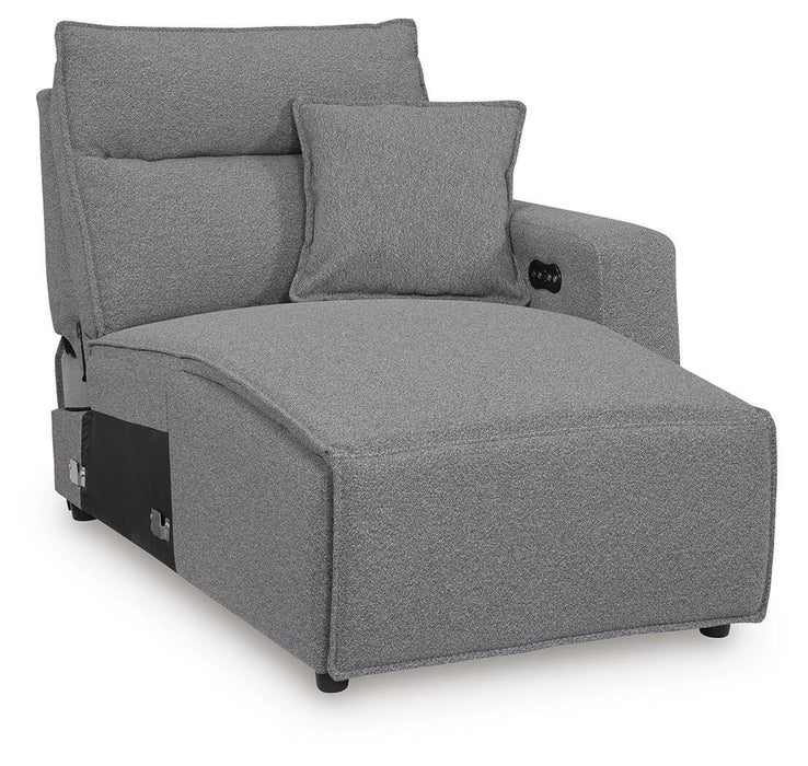 Modmax II Reclining Sectional with Double Chaise and Consoles - Home Furniture And More (Brentwood, MD)