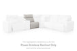 Modmax II Reclining Sectional with Chaise and Audio Console - Home Furniture And More (Brentwood, MD)