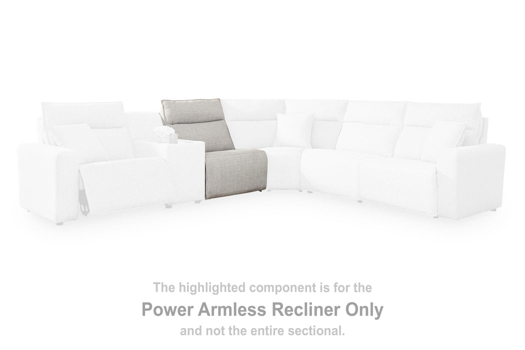 Modmax II Power Reclining Sectional with Chaise and Audio Consoles