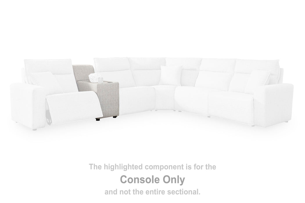 Modmax II Power Reclining Sectional with Chaise and Consoles - Home Furniture And More (Brentwood, MD)