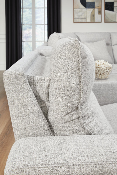 Modmax II Power Reclining Sectional with Chaise and Console - Home Furniture And More (Brentwood, MD)