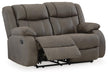 First Base Reclining Loveseat - Home Furniture And More (Brentwood, MD)