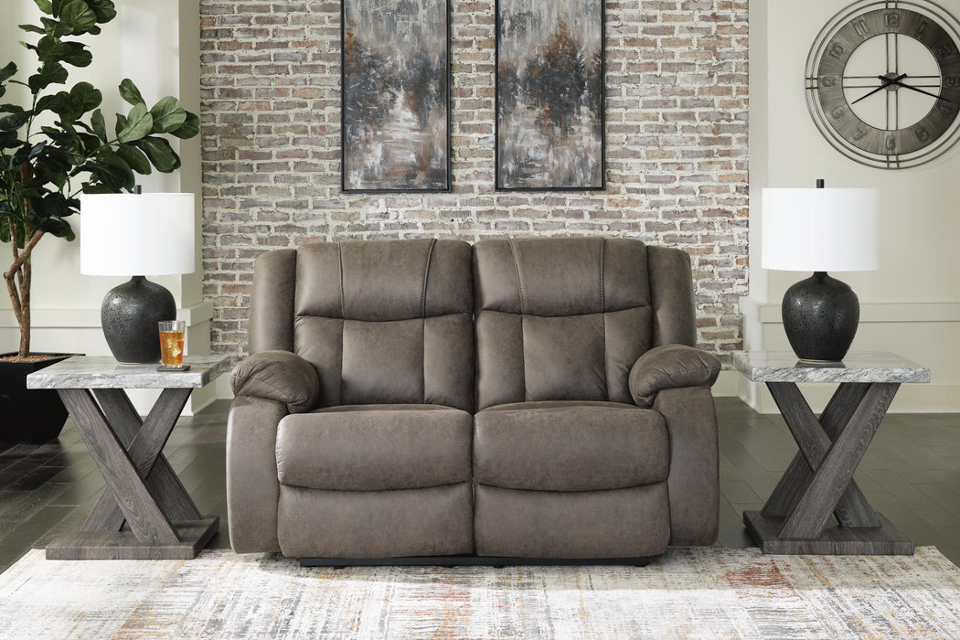 First Base Reclining Loveseat - Home Furniture And More (Brentwood, MD)