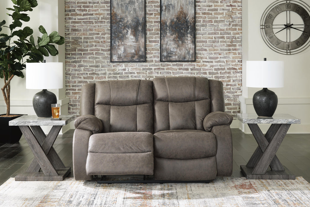First Base Reclining Loveseat - Home Furniture And More (Brentwood, MD)