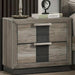 Crown Mark Furniture Rangley 2 Drawer Nightstand In Brown - Home Furniture And More (Brentwood, MD)