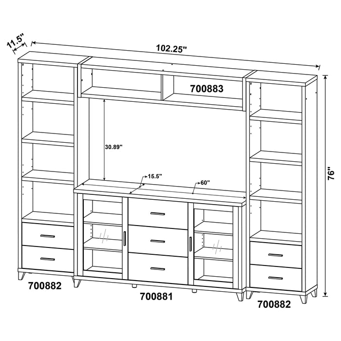 Lewes Entertainment Center - Home Furniture And More (Brentwood, MD)