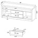 Burke TV Stand - Home Furniture And More (Brentwood, MD)