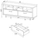 Casey TV Stand - Home Furniture And More (Brentwood, MD)
