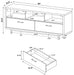 Casey TV Stand - Home Furniture And More (Brentwood, MD)