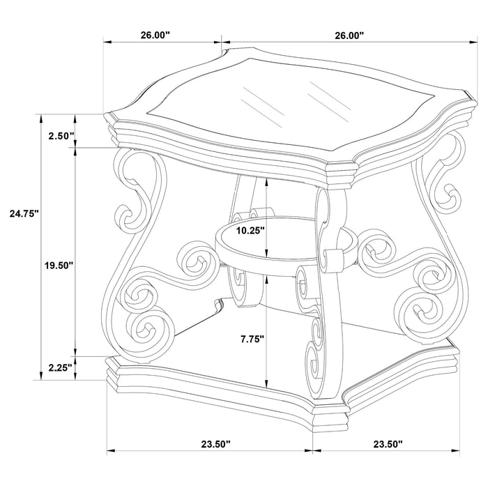 Laney End Table - Home Furniture And More (Brentwood, MD)
