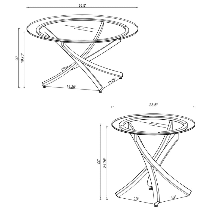 Brooke Coffee Table Set - Home Furniture And More (Brentwood, MD)
