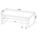 Lynette Coffee Table - Home Furniture And More (Brentwood, MD)