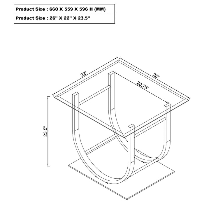 Danville End Table - Home Furniture And More (Brentwood, MD)