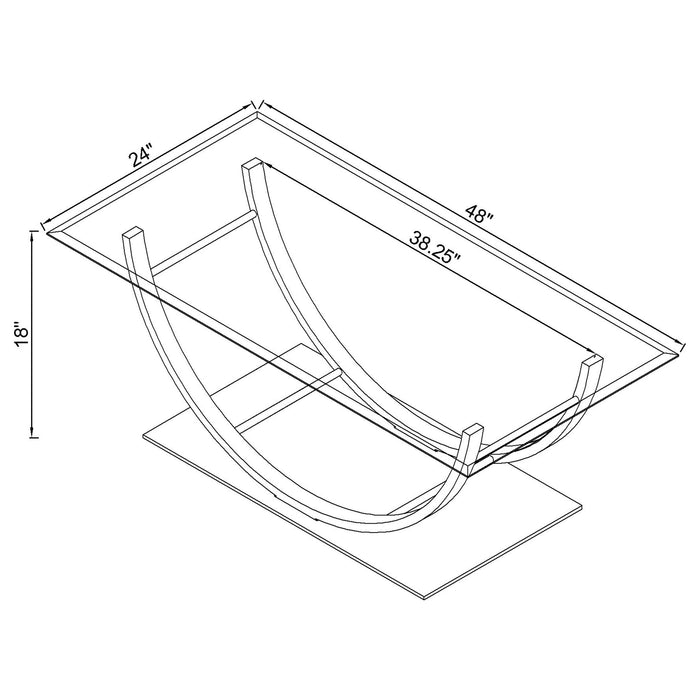 Danville Coffee Table - Home Furniture And More (Brentwood, MD)