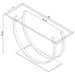 Danville Console Table - Home Furniture And More (Brentwood, MD)