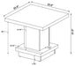 Reston End Table - Home Furniture And More (Brentwood, MD)