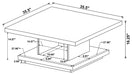 Reston Coffee Table - Home Furniture And More (Brentwood, MD)