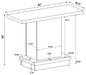 Reston Console Table - Home Furniture And More (Brentwood, MD)