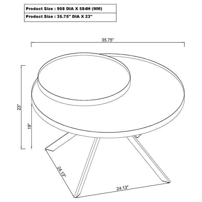 Briggs Coffee Table - Home Furniture And More (Brentwood, MD)