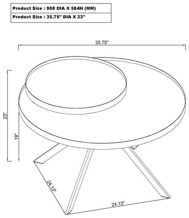 Briggs Coffee Table Set - Home Furniture And More (Brentwood, MD)