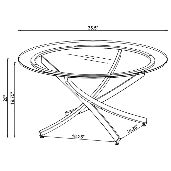 Brooke Coffee Table Set - Home Furniture And More (Brentwood, MD)