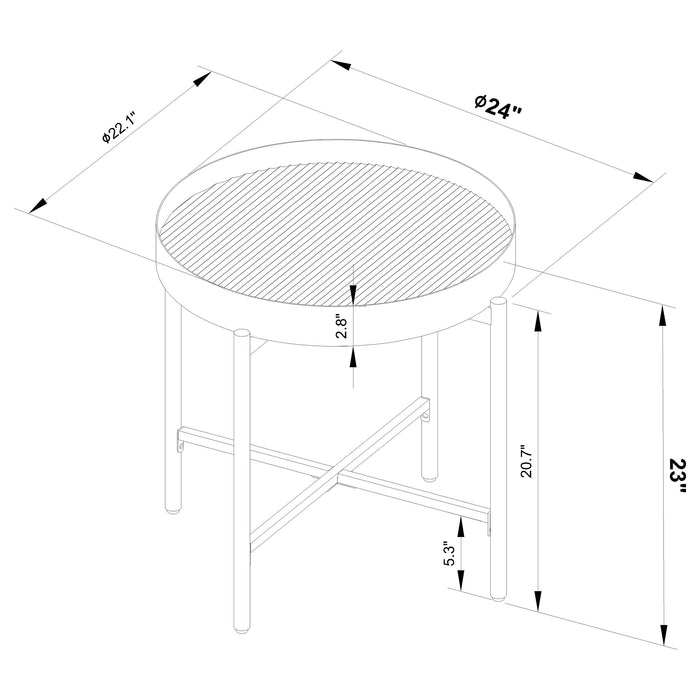 Ozella Coffee Table Set - Home Furniture And More (Brentwood, MD)