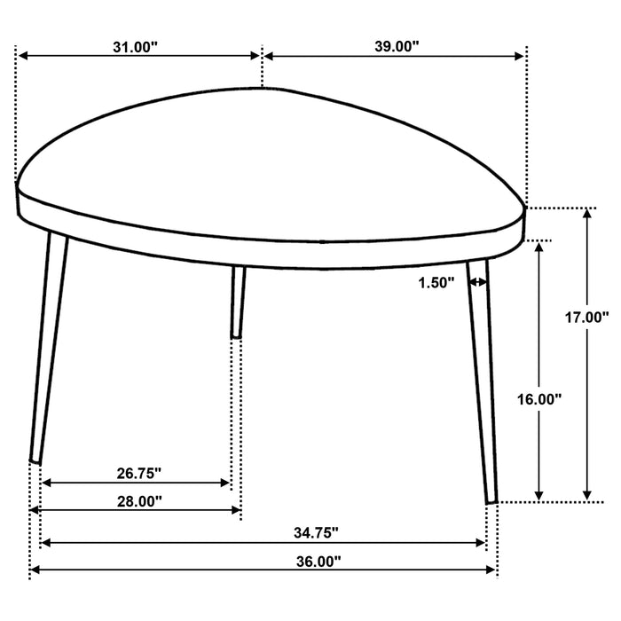 Odessa Coffee Table - Home Furniture And More (Brentwood, MD)