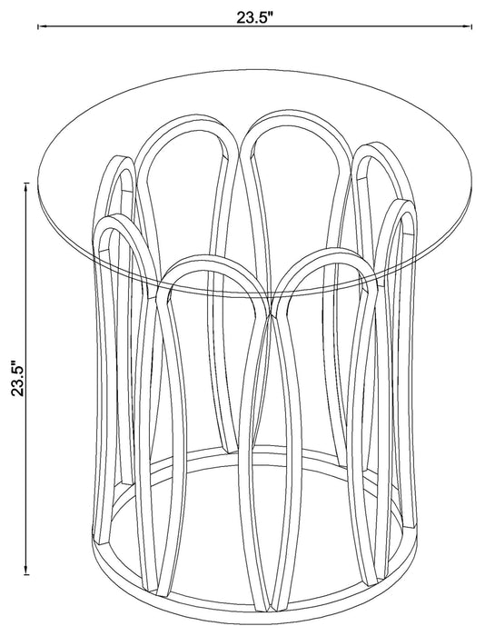 Monett End Table - Home Furniture And More (Brentwood, MD)
