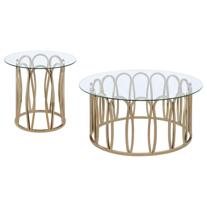 Monett Coffee Table Set - Home Furniture And More (Brentwood, MD)