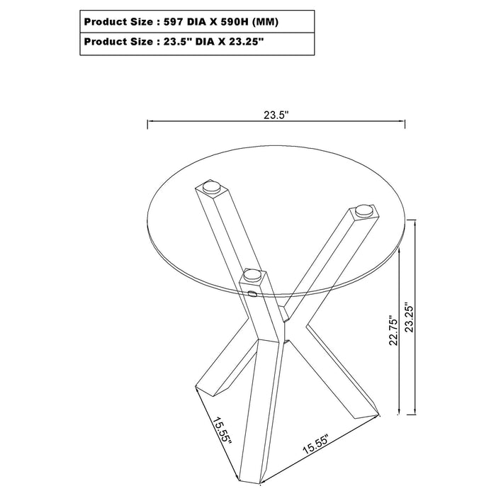 Kenzie End Table - Home Furniture And More (Brentwood, MD)