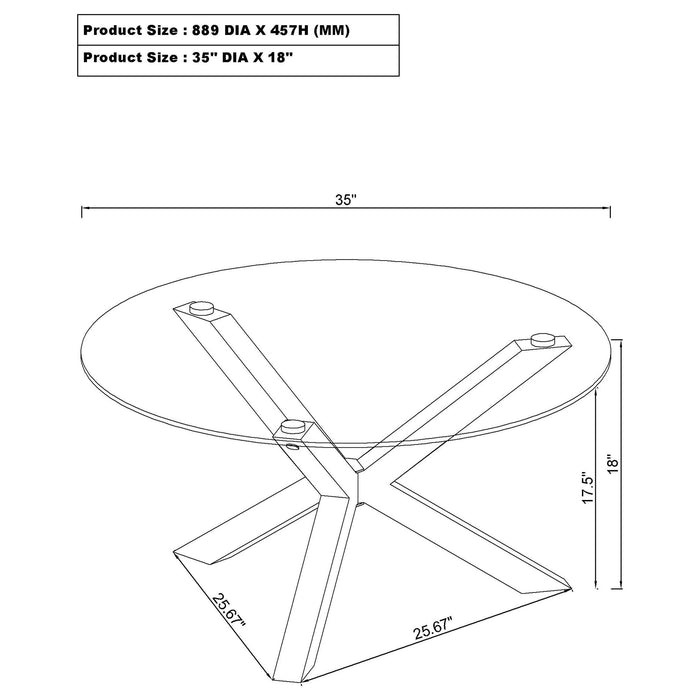 Kenzie Coffee Table - Home Furniture And More (Brentwood, MD)