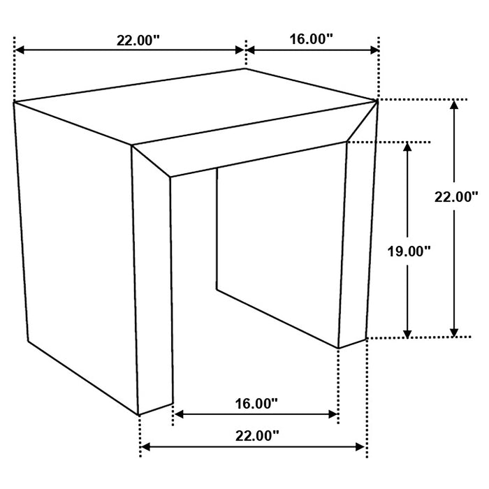 Odilia End Table - Home Furniture And More (Brentwood, MD)