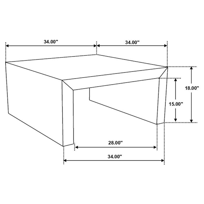 Odilia Coffee Table - Home Furniture And More (Brentwood, MD)