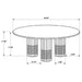 Astoria Coffee Table - Home Furniture And More (Brentwood, MD)