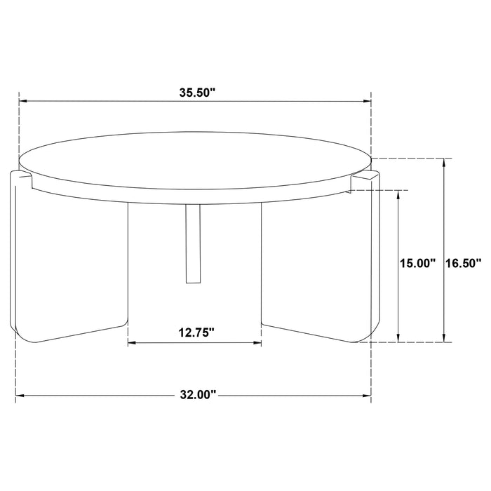 Cordova Coffee Table - Home Furniture And More (Brentwood, MD)
