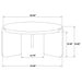Cordova Coffee Table - Home Furniture And More (Brentwood, MD)
