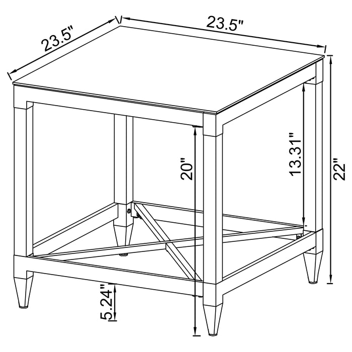 Lindley End Table - Home Furniture And More (Brentwood, MD)