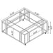 Adri Mobile Coffee Table - Home Furniture And More (Brentwood, MD)