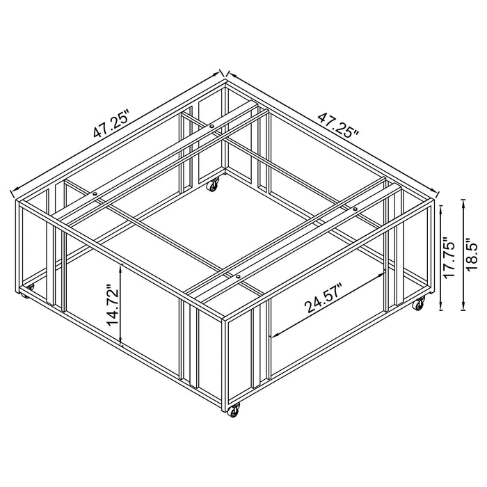 Adri Mobile Coffee Table - Home Furniture And More (Brentwood, MD)