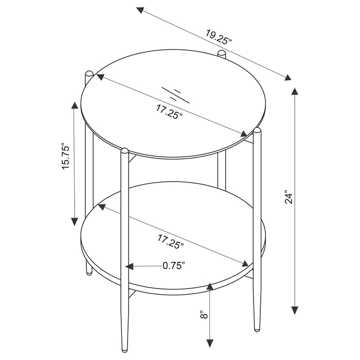 Jonelle End Table - Home Furniture And More (Brentwood, MD)