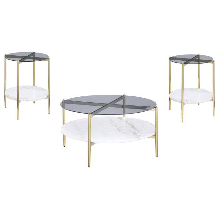 Jonelle Coffee Table Set - Home Furniture And More (Brentwood, MD)