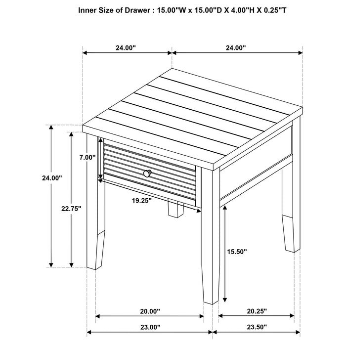 Concord End Table - Home Furniture And More (Brentwood, MD)