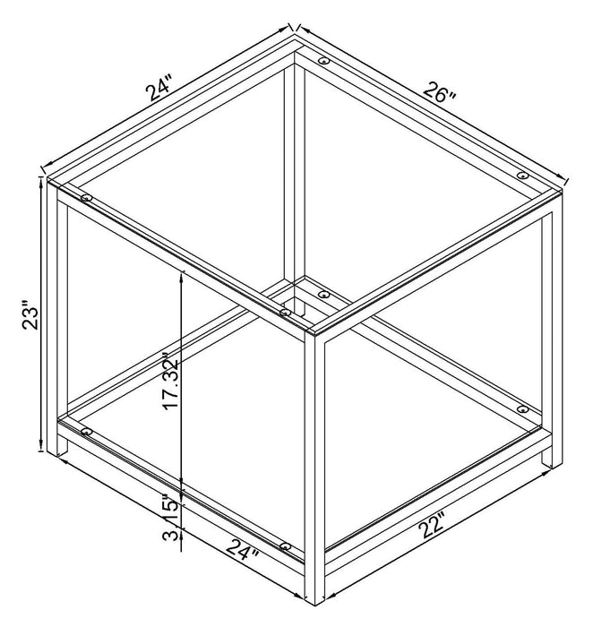Trini End Table - Home Furniture And More (Brentwood, MD)