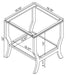 Saide End Table - Home Furniture And More (Brentwood, MD)