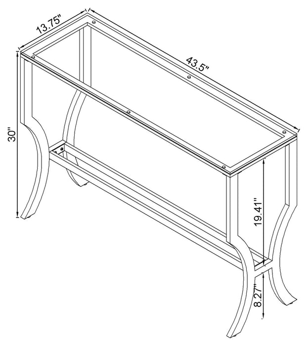 Saide Console Table - Home Furniture And More (Brentwood, MD)