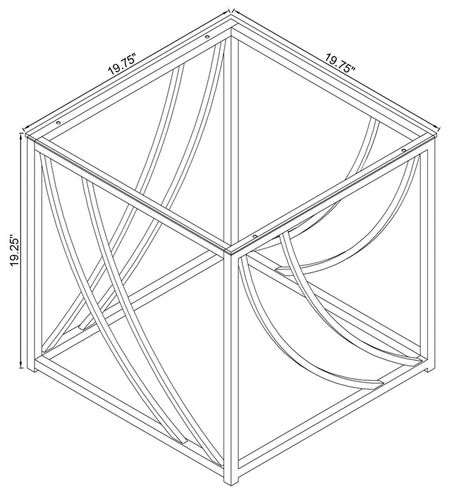 Lille End Table - Home Furniture And More (Brentwood, MD)