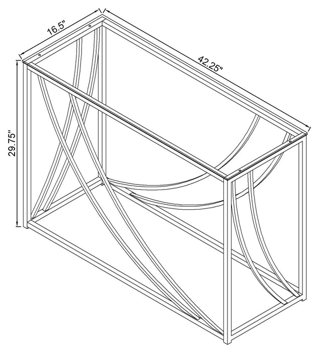 Lille Console Table - Home Furniture And More (Brentwood, MD)